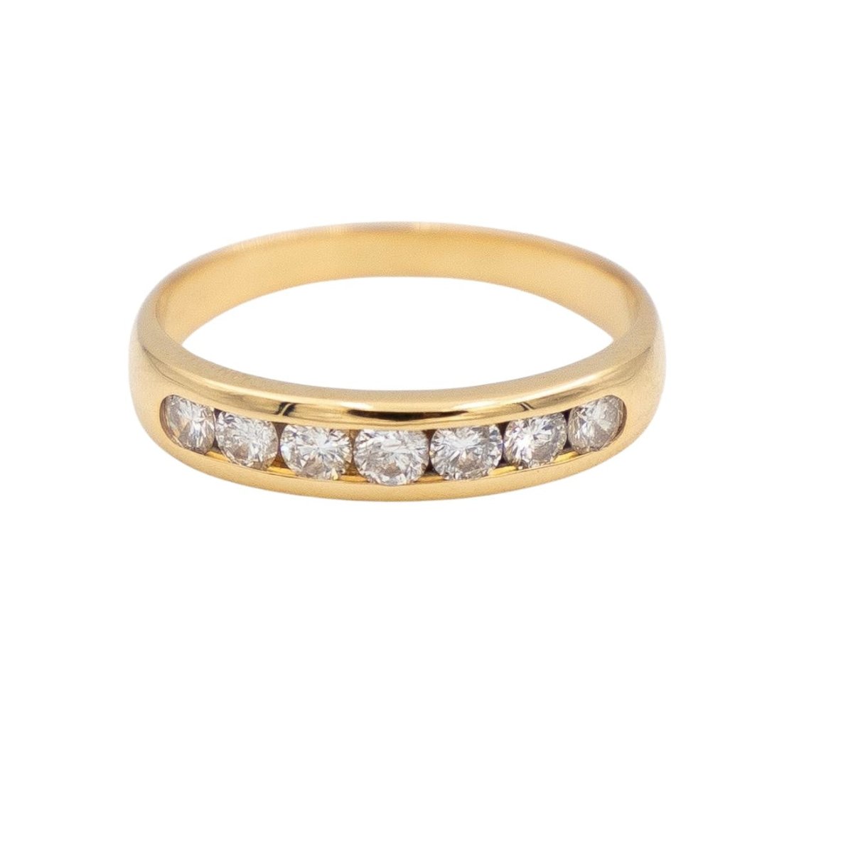 Bague Alliance Or jaune Diamant - Castafiore