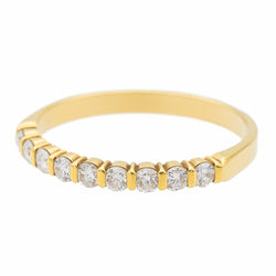 Bague Alliance Or jaune Diamant - Castafiore