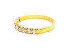 Bague Alliance Or jaune Diamant - Castafiore