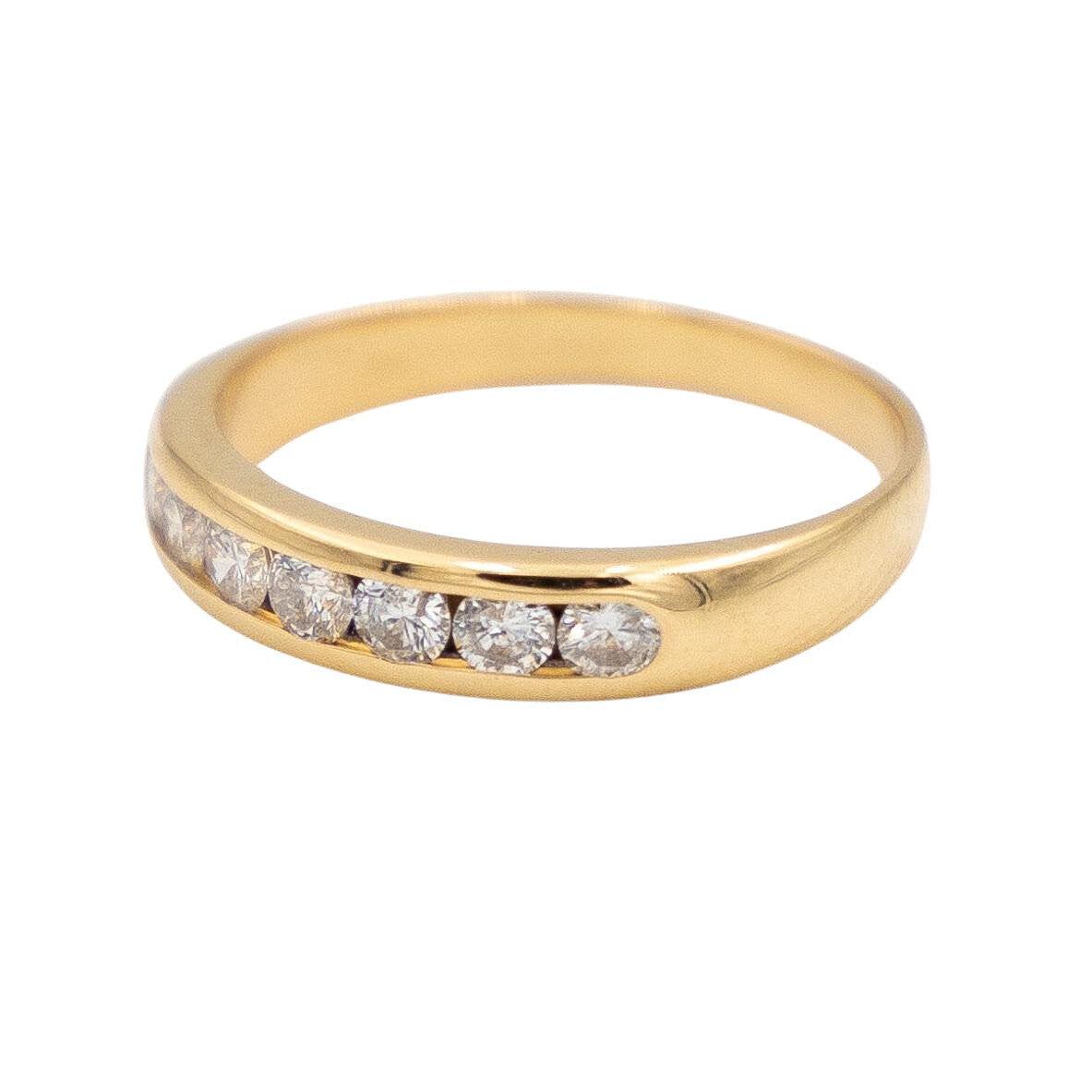 Bague Alliance Or jaune Diamant - Castafiore