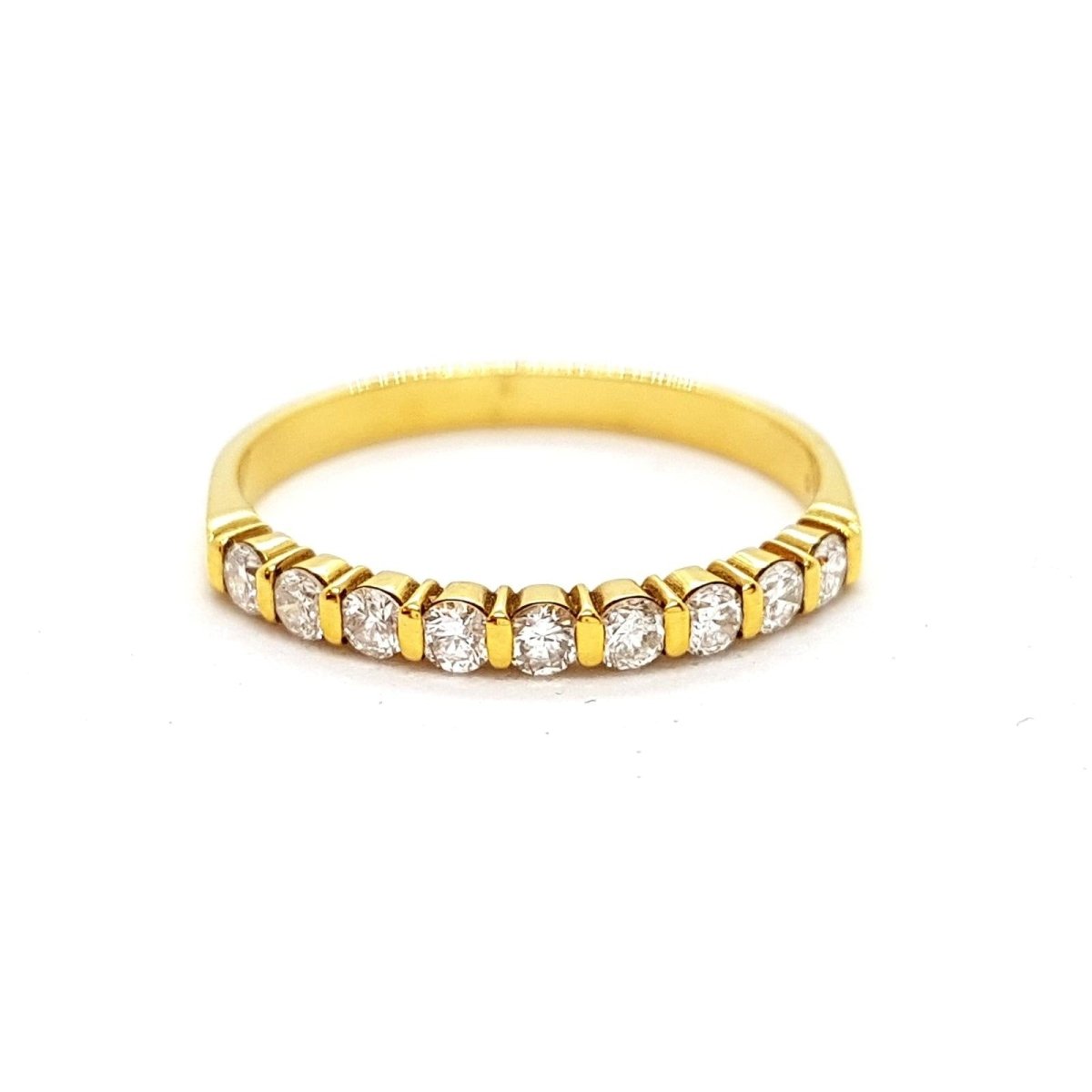 Bague Alliance Or jaune Diamant - Castafiore