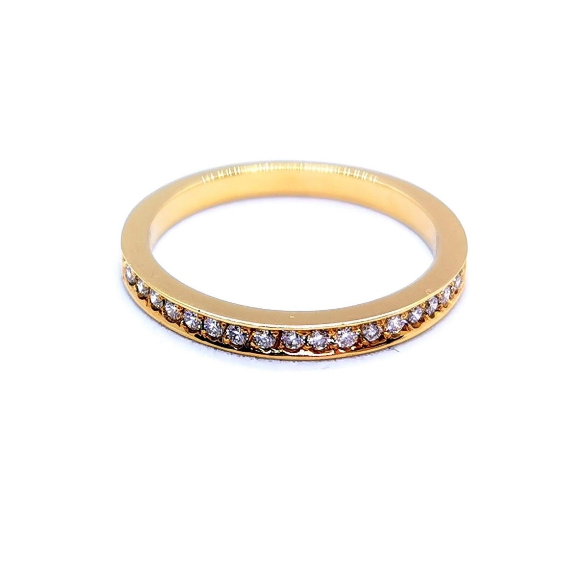 Bague Alliance Or jaune Diamant - Castafiore