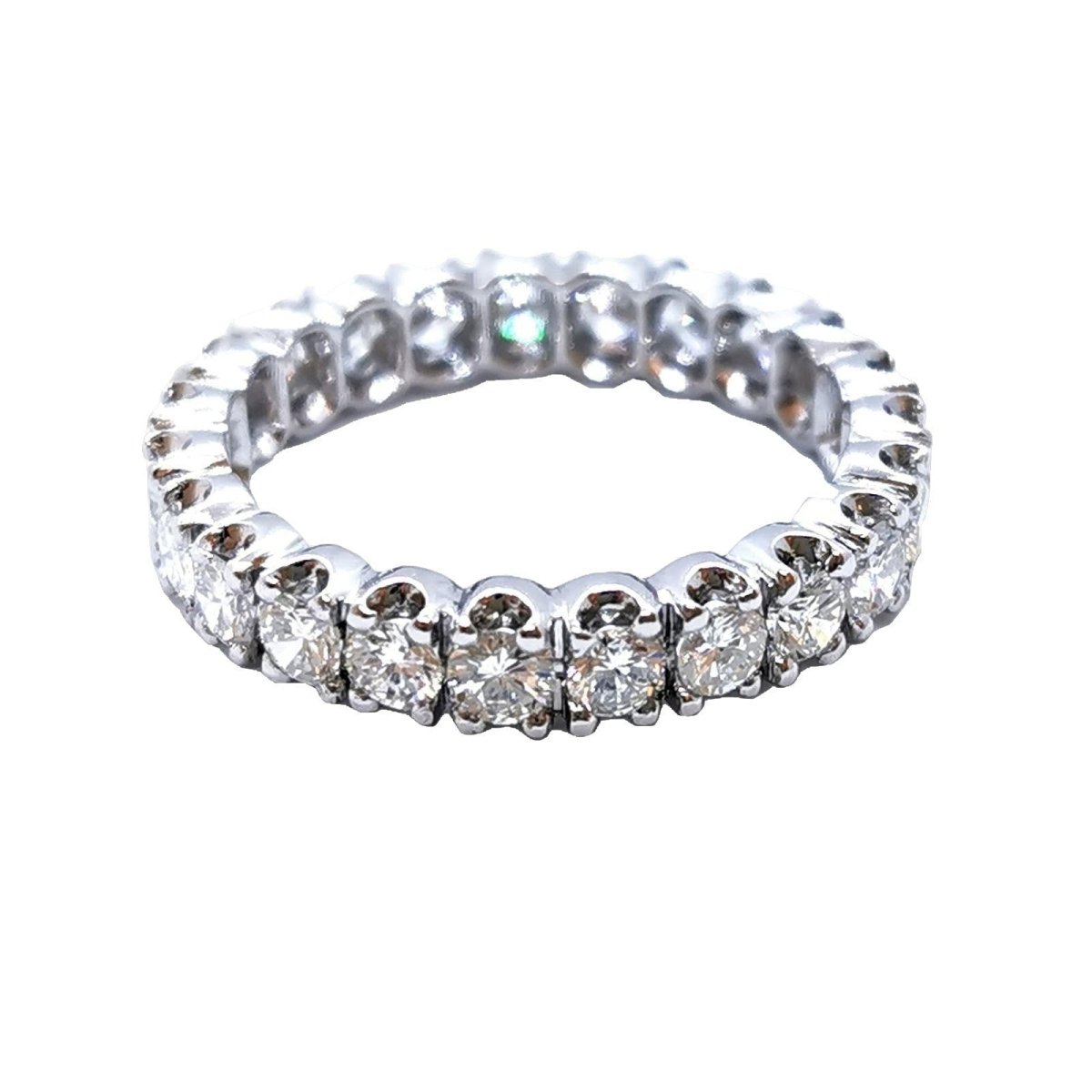 Bague Alliance Platine Diamant - Castafiore