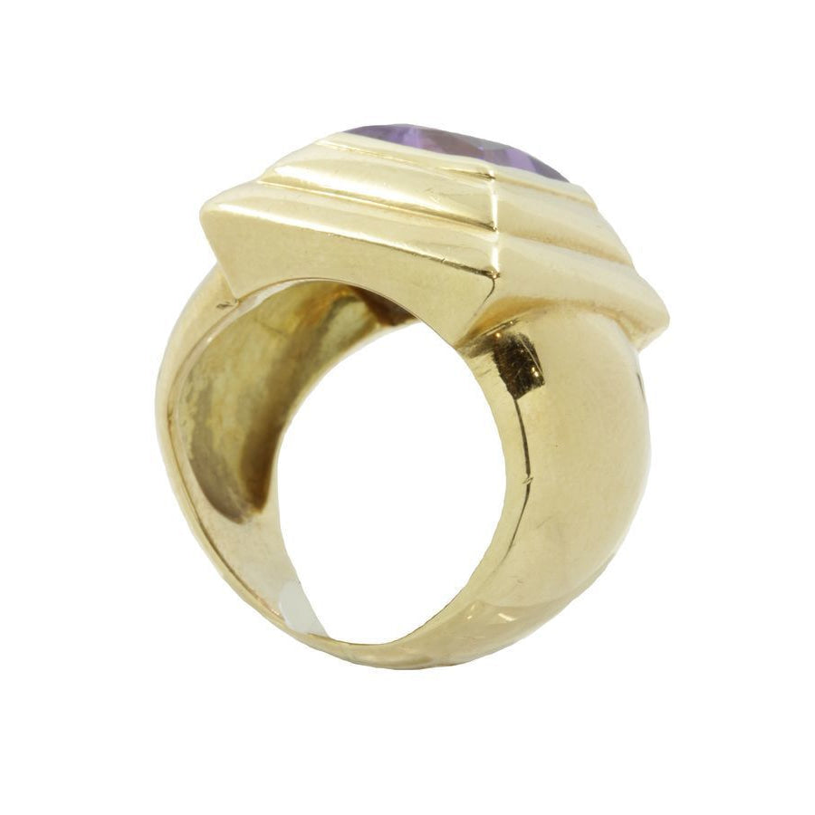 BAGUE AMÉTHYSTE ANNÉES 50' - Castafiore