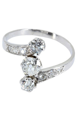 BAGUE ANCIENNE ART-DECO - Castafiore