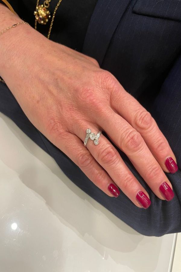 BAGUE ANCIENNE ART-DECO - Castafiore