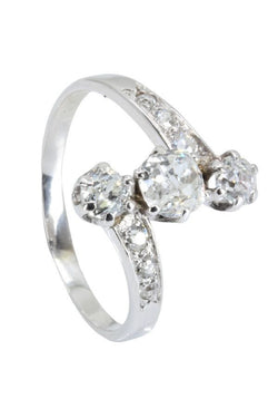 BAGUE ANCIENNE ART-DECO - Castafiore