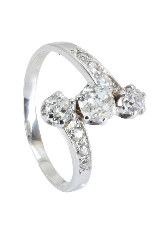 BAGUE ANCIENNE ART-DECO - Castafiore