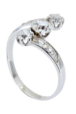 BAGUE ANCIENNE ART-DECO - Castafiore