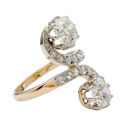 Bague ancienne "Toi & Moi" - Castafiore