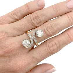 Bague ancienne "Toi & Moi" - Castafiore