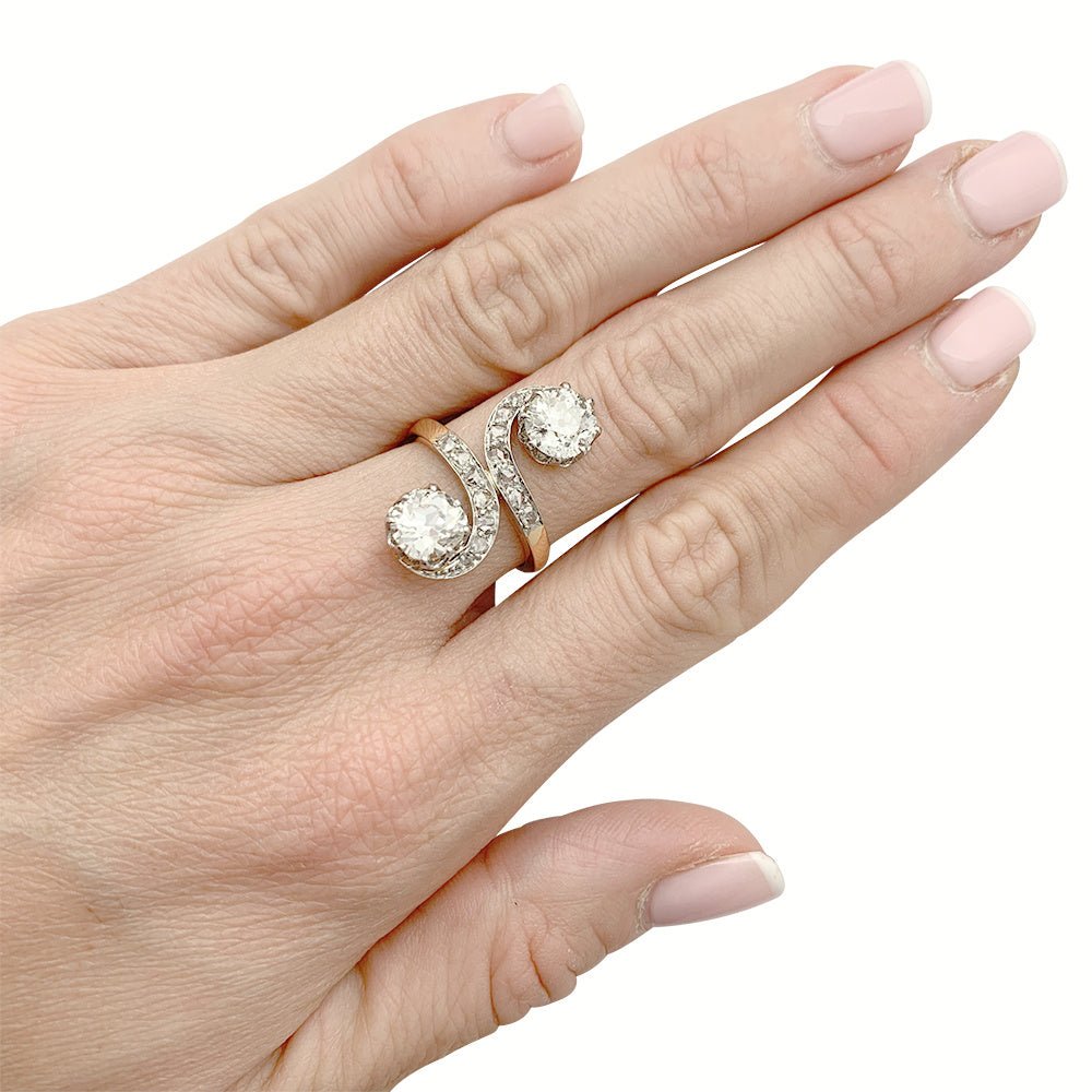 Bague ancienne "Toi & Moi" - Castafiore