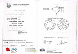 Bague Art Déco en or blanc, diamants et saphirs - Castafiore