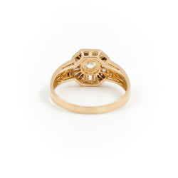 Bague Art déco Or jaune Diamant - Castafiore