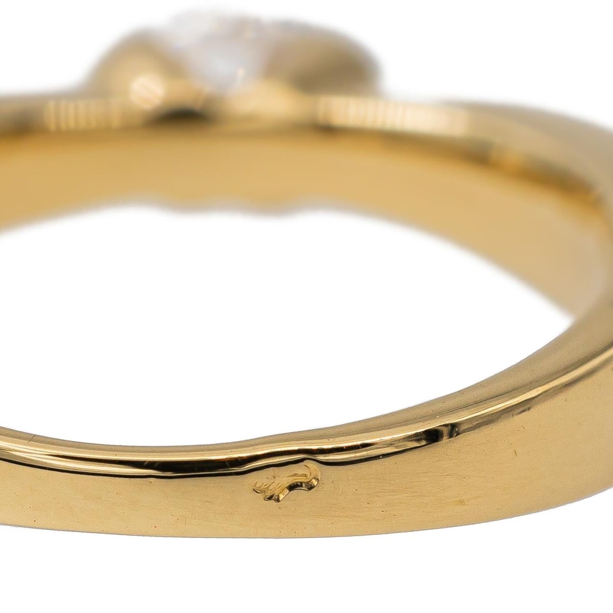 Bague BALMAIN en or jaune et diamant - Castafiore