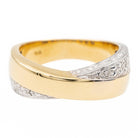 Bague BALMAIN en or jaune, or blanc et diamants - Castafiore