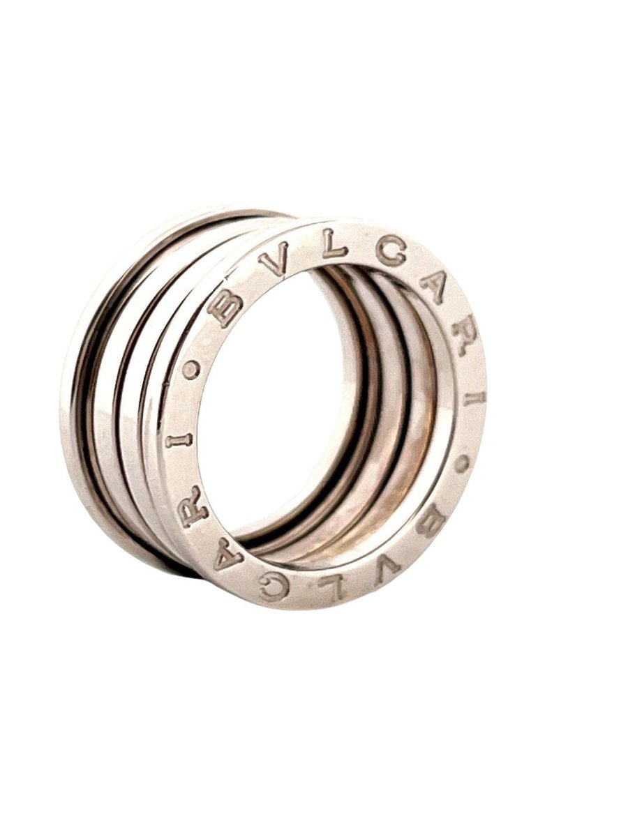 Bague Bandeau BULGARI "B.Zéro 1" en or blanc - Castafiore