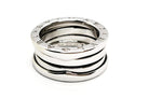 Bague Bandeau BULGARI "B.Zero1" en or blanc - Castafiore