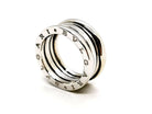 Bague Bandeau BULGARI "B.Zero1" en or blanc - Castafiore