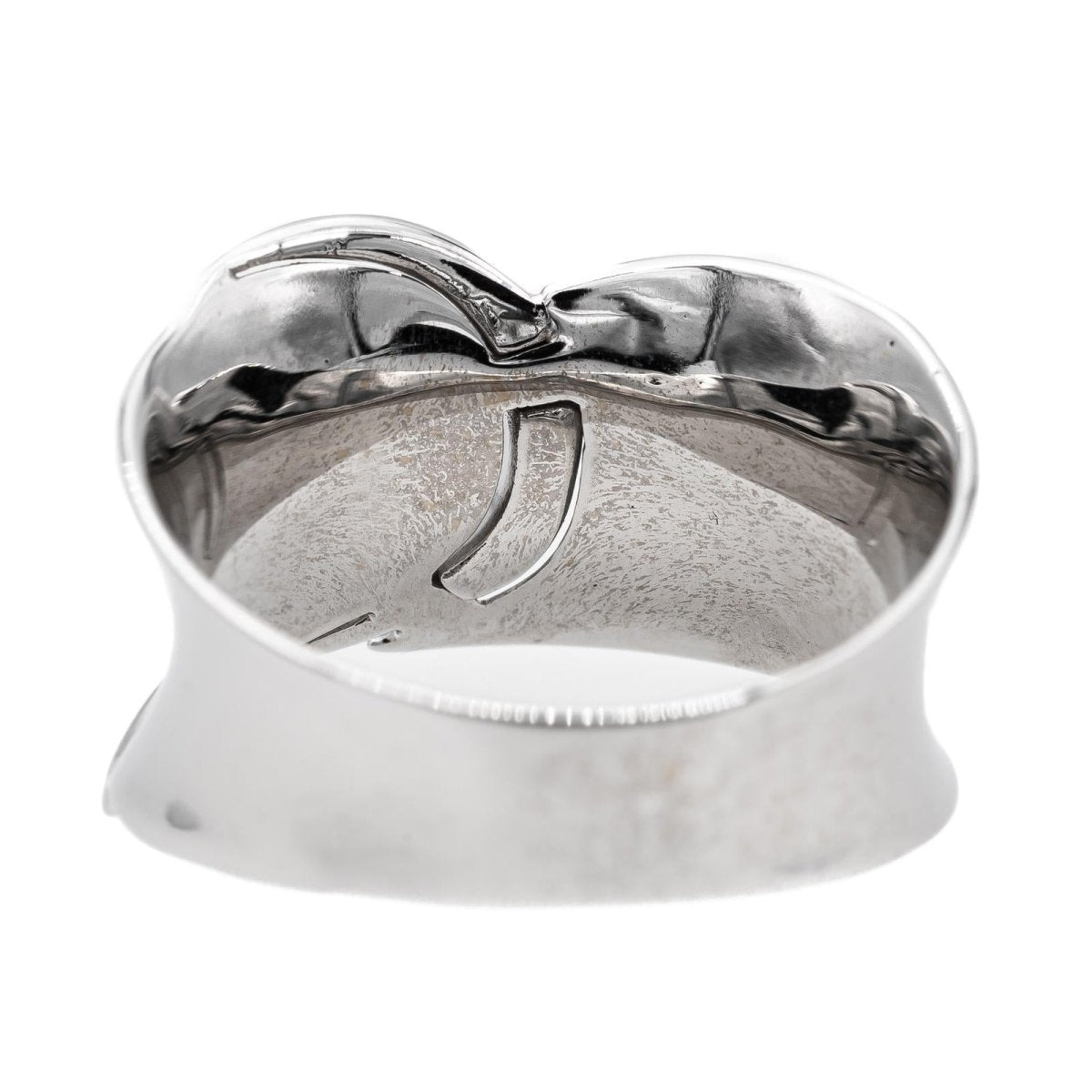 Bague Bandeau en or blanc et diamants - Castafiore