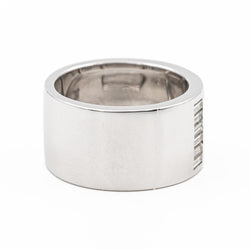 Bague Bandeau en or blanc et diamants - Castafiore