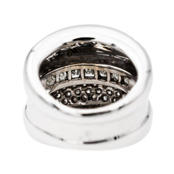 Bague Bandeau en or blanc et diamants - Castafiore