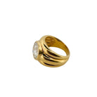 Bague Bandeau en or jaune et diamant - Castafiore