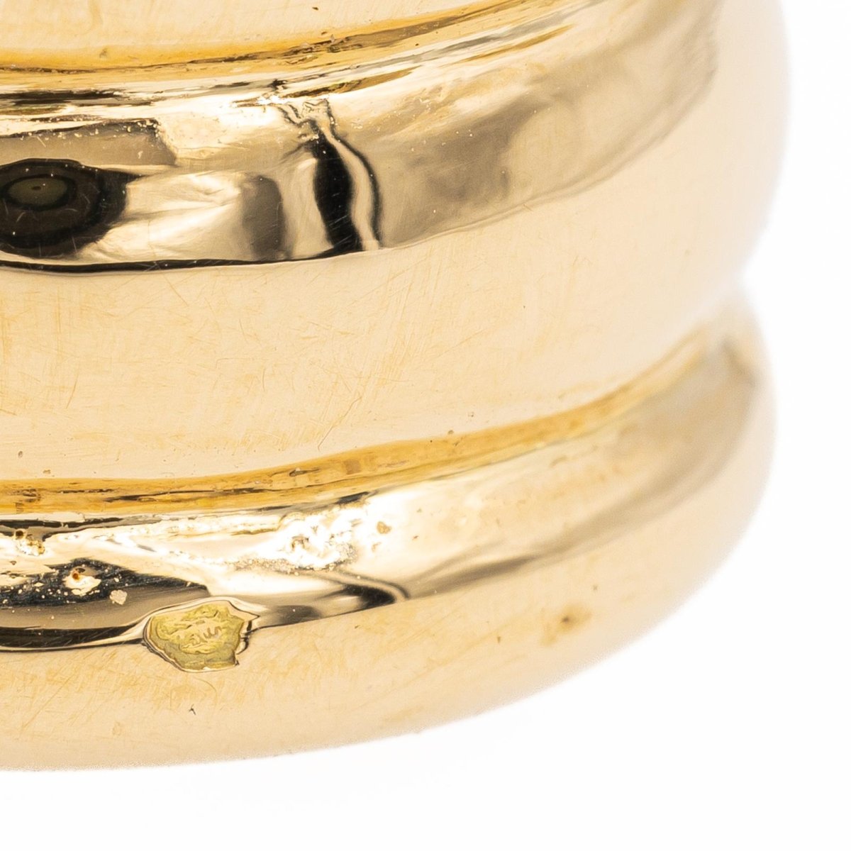 Bague Bandeau en or jaune et diamants - Castafiore