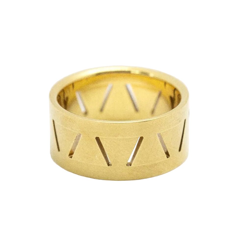Bague Bandeau NIESSING "Meandro" en or jaune - Castafiore