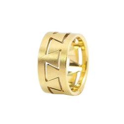 Bague Bandeau NIESSING "Meandro" en or jaune - Castafiore