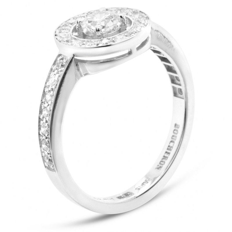 Bague Boucheron Ava or gris diamants - Castafiore