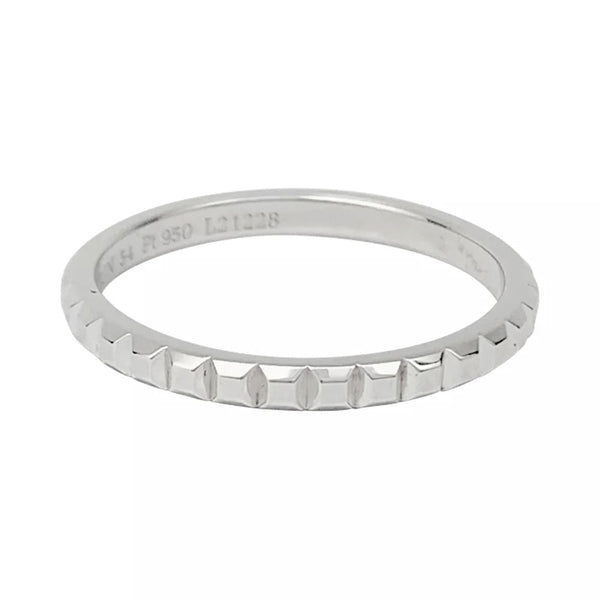 Boucheron “Clou de Paris” ring in platinum – Castafiore