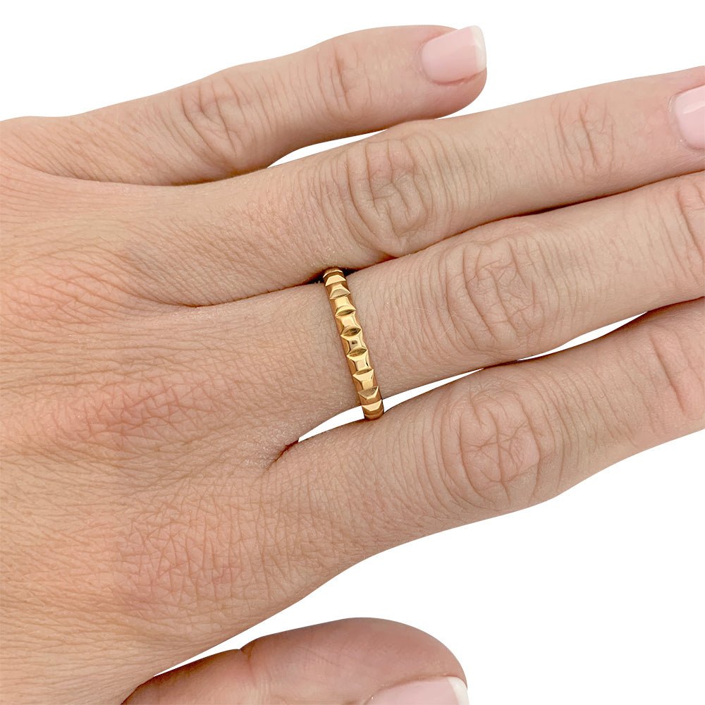 Bague Boucheron, "Clou de Paris", or jaune - Castafiore