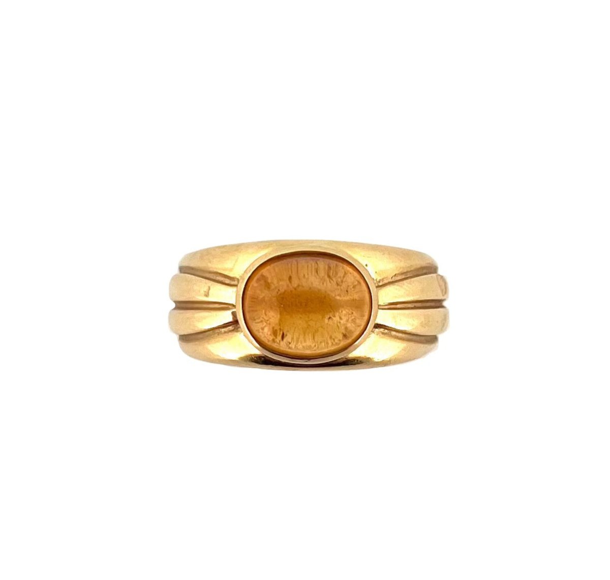 Bague BOUCHERON en or jaune et citrine - Castafiore
