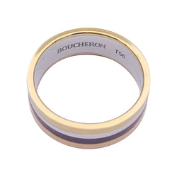Bague BOUCHERON "My First Quatre" en or jaune, or rose, acier et PVD - Castafiore