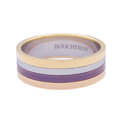 Bague BOUCHERON "My First Quatre" en or jaune, or rose, acier et PVD - Castafiore