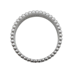 Bague Boucheron, "Quatre Black Edition Small", en or blanc, diamants. - Castafiore