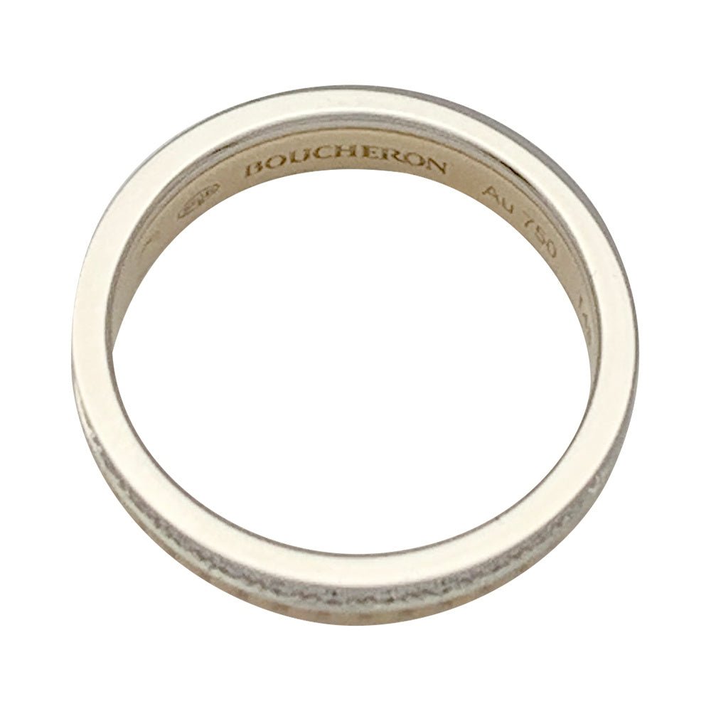 Bague Boucheron, “Quatre Radiant Edition Grosgrain”, deux ors et diamants - Castafiore