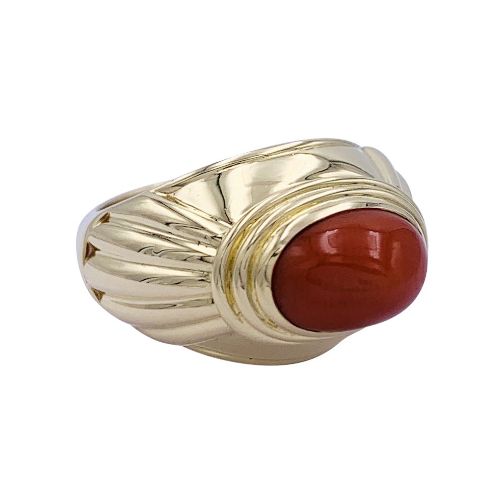 Bague Boucheron,"Jaïpur", or jaune, corail - Castafiore