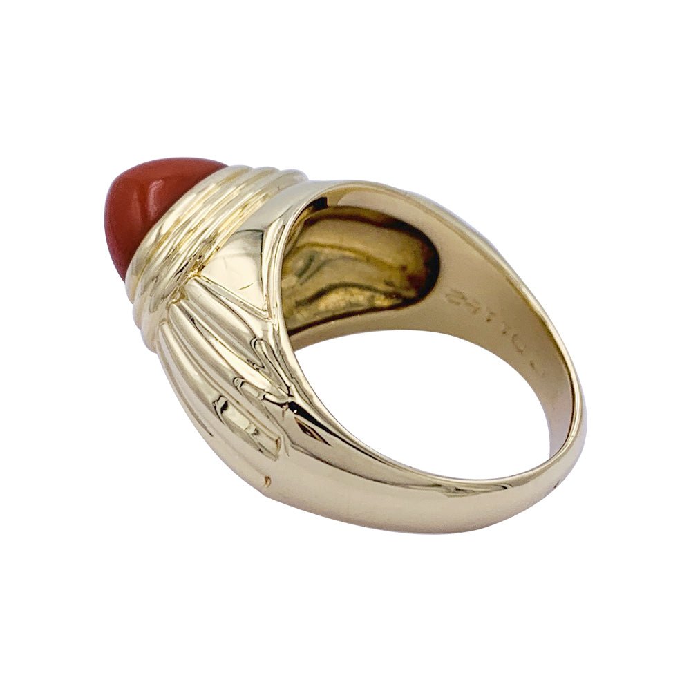 Bague Boucheron,"Jaïpur", or jaune, corail - Castafiore