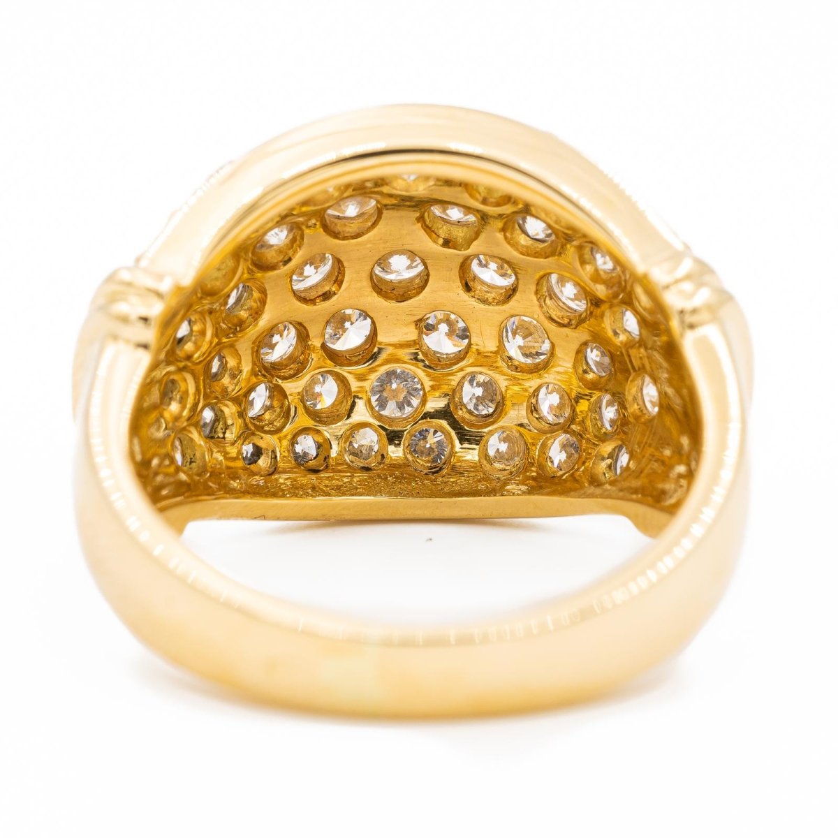 Bague Boule en or jaune et diamant - Castafiore