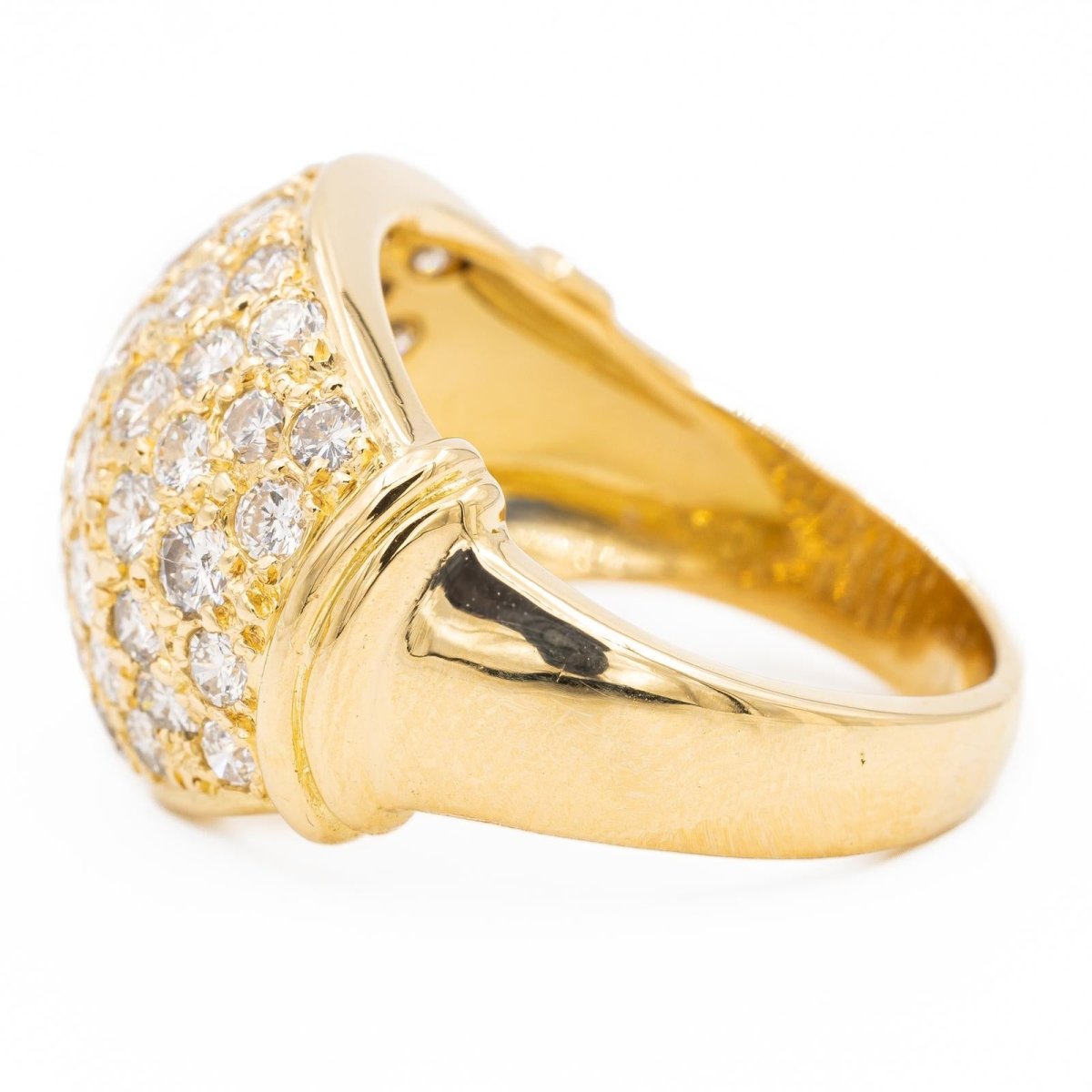 Bague Boule en or jaune et diamant - Castafiore
