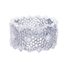 Bague Buccellati, "Tulle", or blanc, diamants. - Castafiore