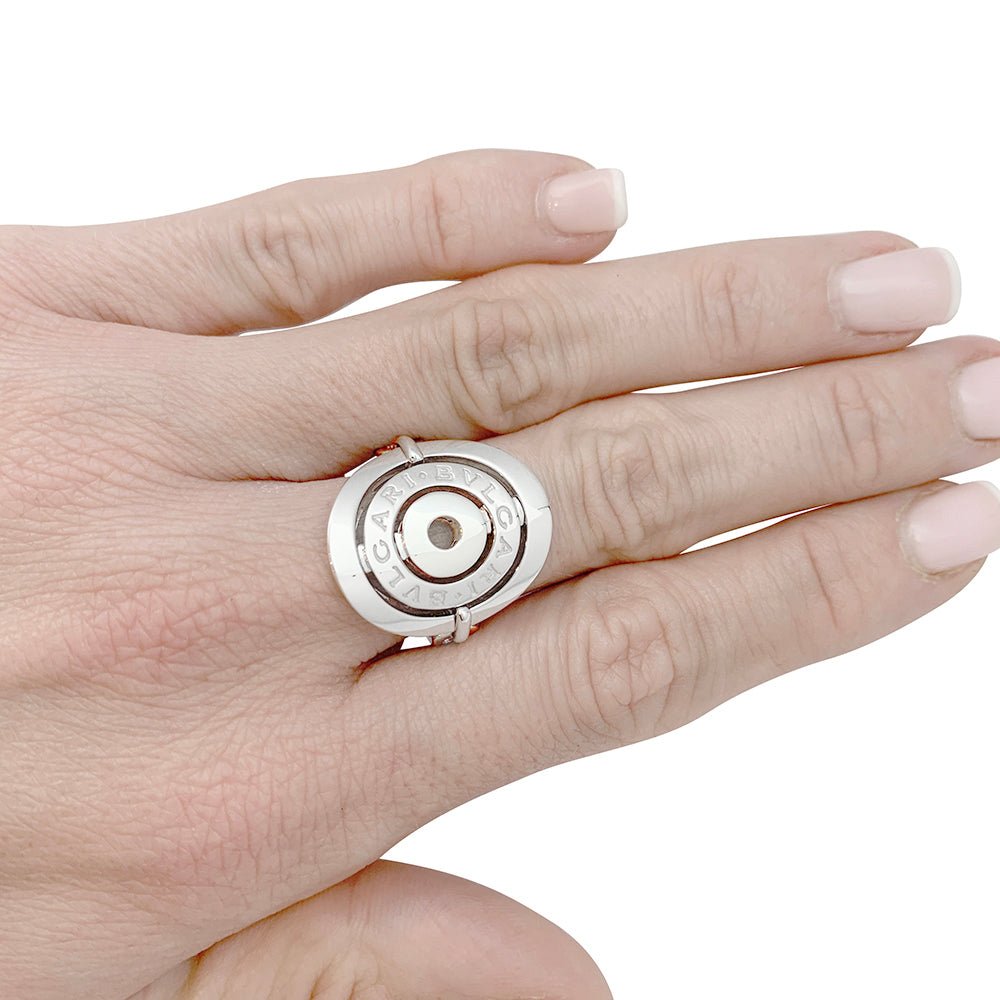 Bague Bulgari, "Astrale", or blanc - Castafiore