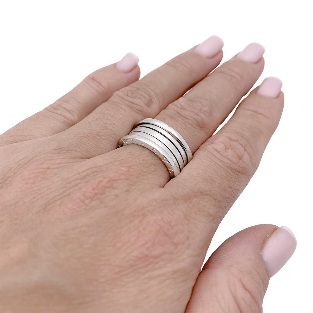 Bvlgari titanium online ring