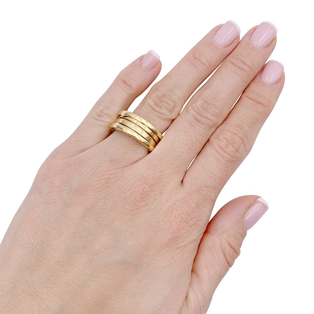 Bague BULGARI "B.Zero1" en or jaune - Castafiore
