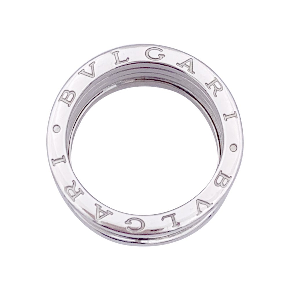 Bague Bulgari, “B.Zero1”, or blanc, trés grand modèle. - Castafiore