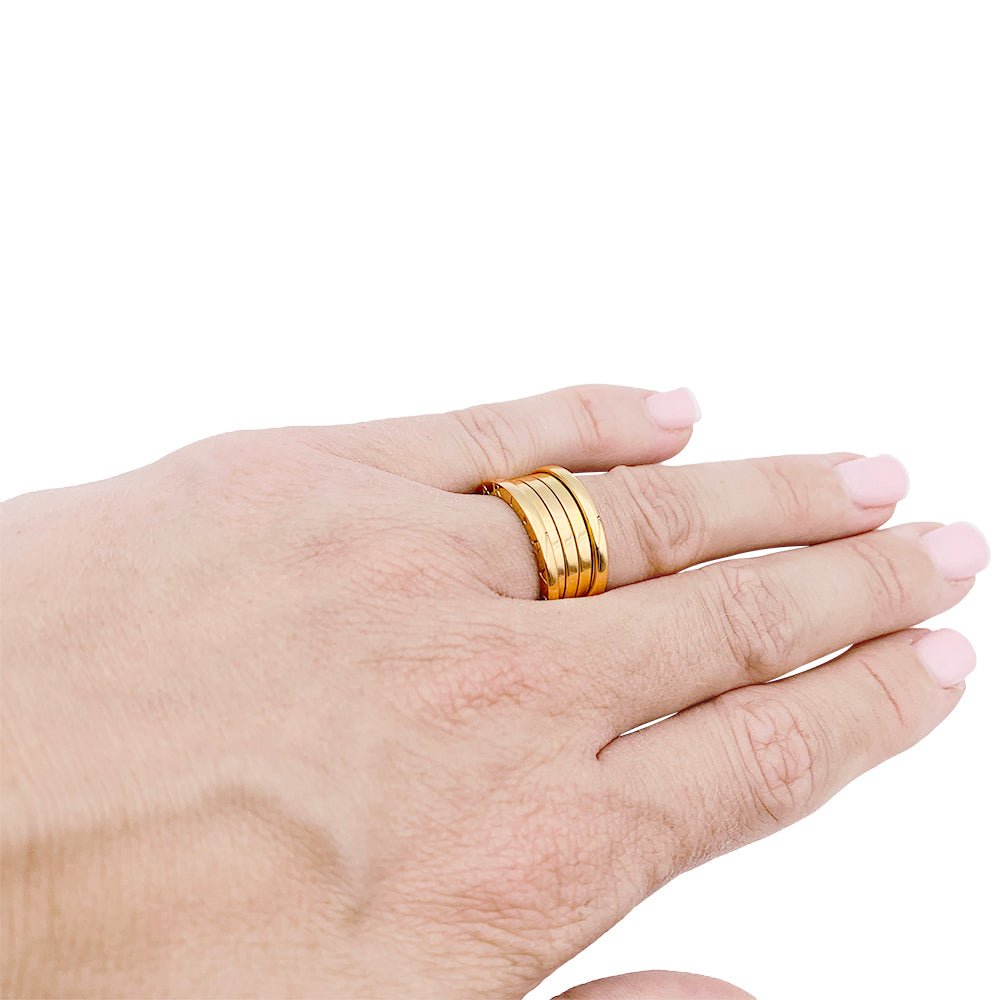 Bague Bulgari, "B.Zero1", or jaune - Castafiore