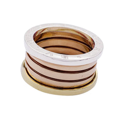 Bague Bulgari "B.Zero1" trois ors. - Castafiore