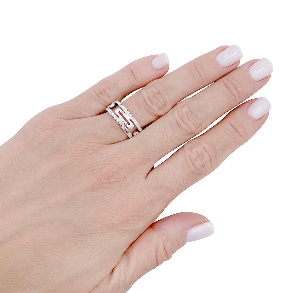 Bague Bulgari, "Parentesi", or blanc - Castafiore